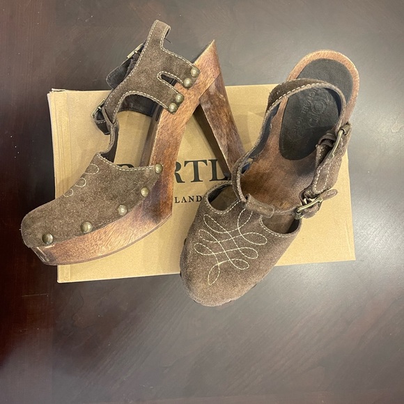 Michael Kors Platform Sandal Heels Women’s Brown Size 8.5 - Picture 5 of 6